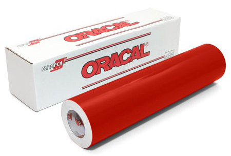 15IN MIDDLE RED 751 HP CAST - Oracal 751C High Performance Cast PVC Film